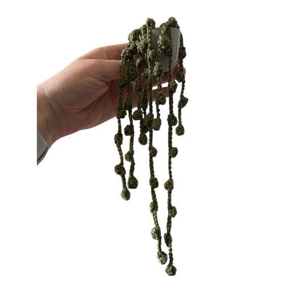 Crochet String of Pearls Succulent - Handmade Home Decor - Picture 1 of 3
